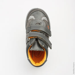 152122-22 Ботинки для мальчики серый фото №4