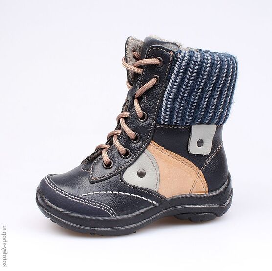 152123-31 Ботинки для мальчики светло-синий