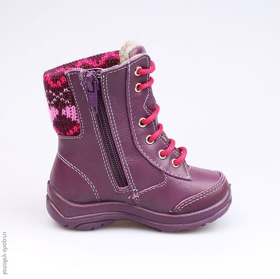 152123-33 Ботинки для девочки фиолетовый фото №2