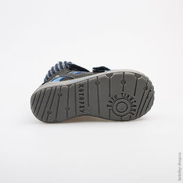 152126-31 Ботинки для мальчики чер-син фото №3