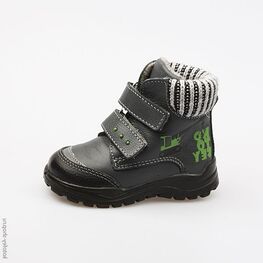 152129-31 Ботинки для мальчики сер-сал