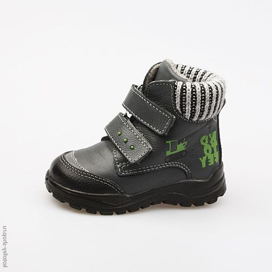 152129-31 Ботинки для мальчики сер-сал