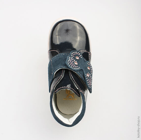 152131-21 Ботинки для девочки светло-синий фото №4