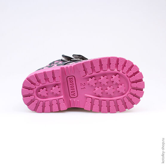 152132-33 Ботинки для девочки светло-синий фото №3