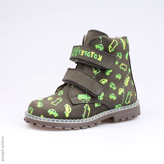 152133-31 Ботинки для мальчики серый