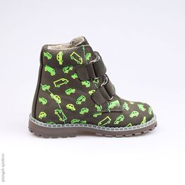 152133-31 Ботинки для мальчики серый фото №2