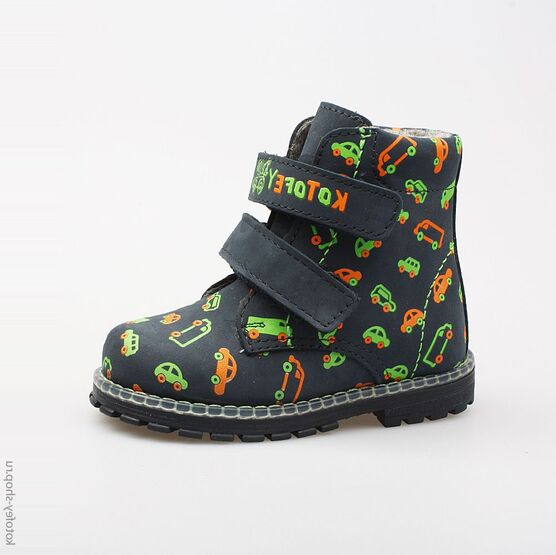 152133-32 Ботинки для мальчики светло-синий