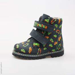 152133-33 Ботинки для мальчики светло-синий