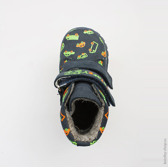 152133-33 Ботинки для мальчики светло-синий фото №4