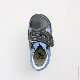 152134-21 Ботинки для мальчики светло-синий фото №4