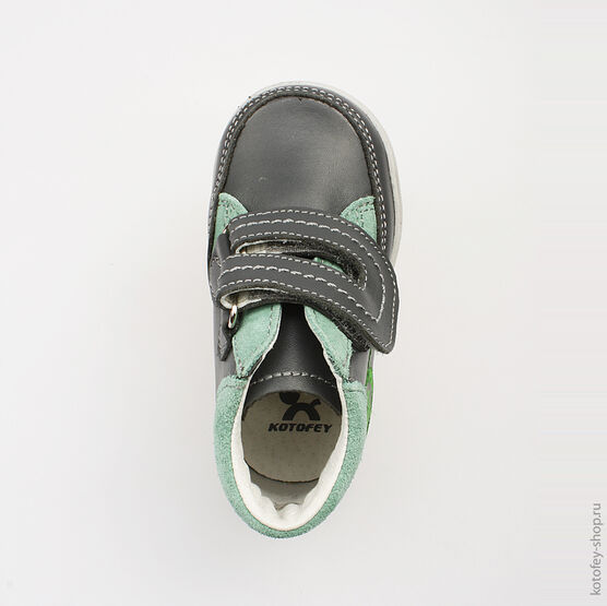 152134-22 Ботинки для мальчики серый фото №4