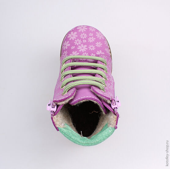 152136-33 Ботинки для девочки сиреневый фото №4