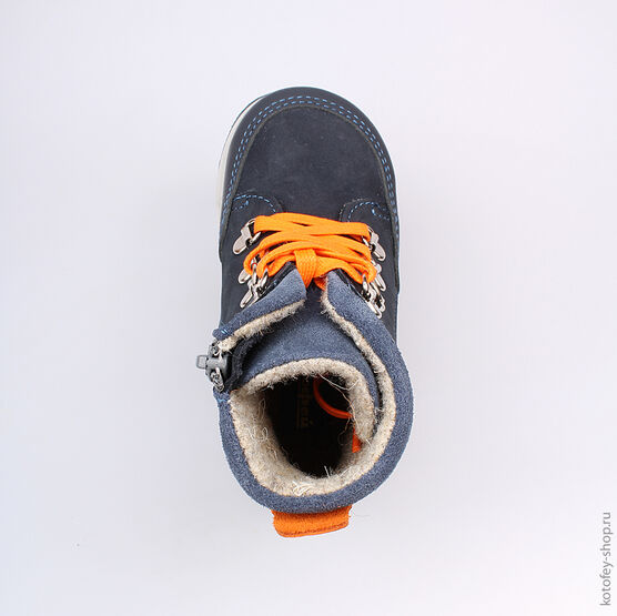 152138-32 Ботинки для мальчики светло-синий фото №4