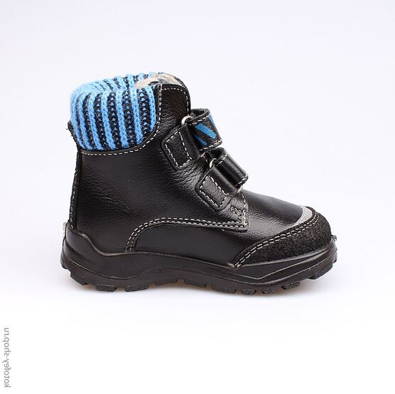 152141-31 Ботинки для мальчики чер-син фото №2