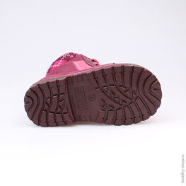 152143-33 Ботинки для девочки бордовый фото №3