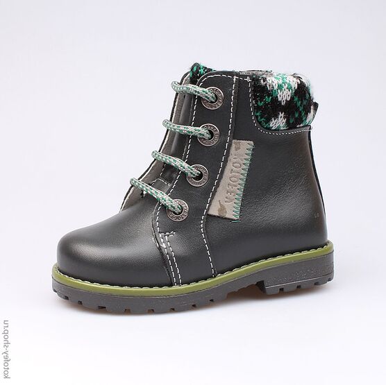 152143-34 Ботинки для мальчики серый