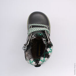 152143-34 Ботинки для мальчики серый фото №4