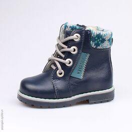 152143-36 Ботинки для мальчики светло-синий