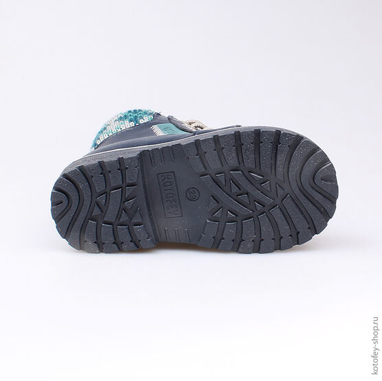 152143-36 Ботинки для мальчики светло-синий фото №3