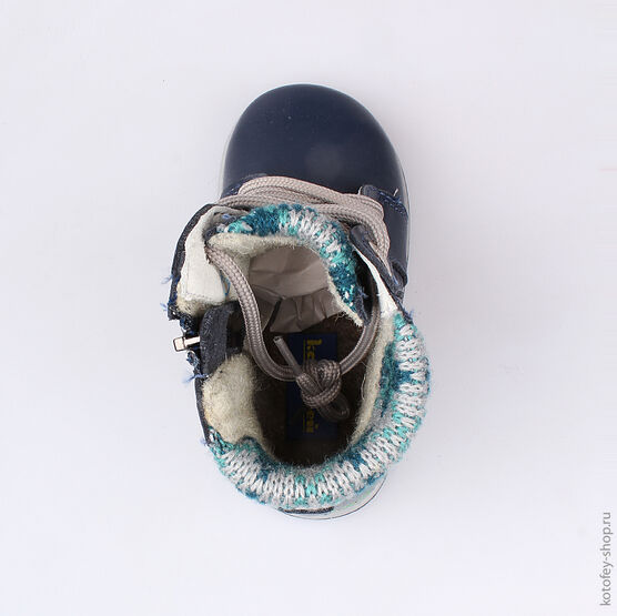 152143-36 Ботинки для мальчики светло-синий фото №4