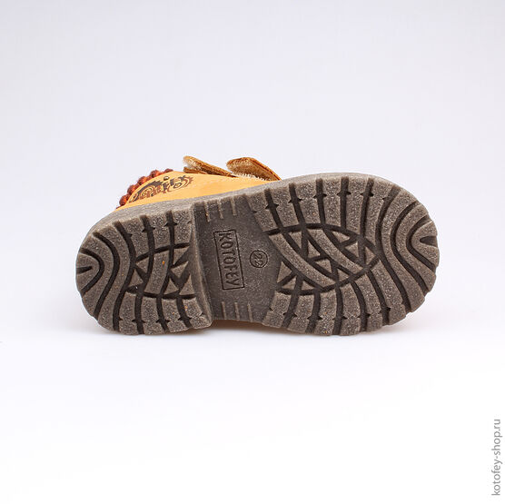 152144-30 Ботинки для мальчики желтый фото №3