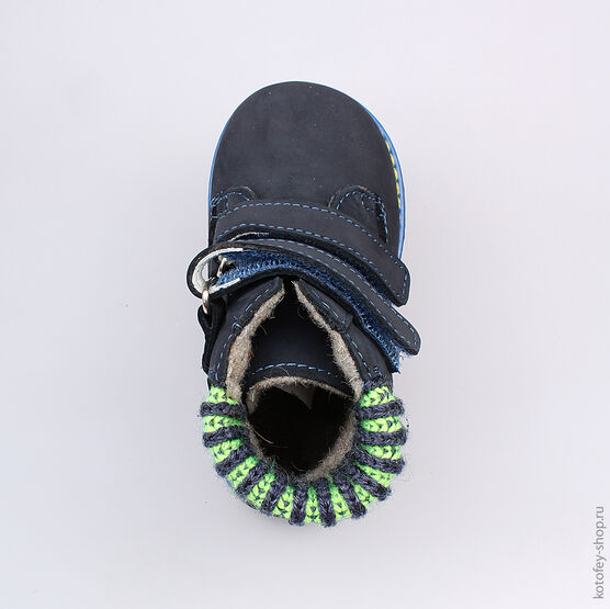 152144-31 Ботинки для мальчики светло-синий фото №4