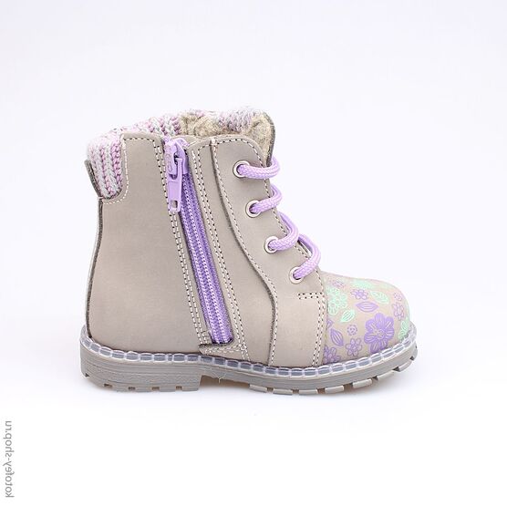 152145-31 Ботинки для девочки сер-сир фото №2