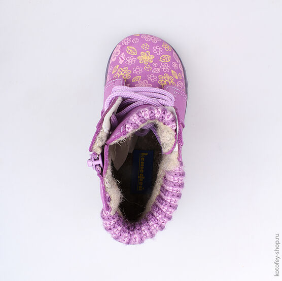152145-33 Ботинки для девочки сиреневый фото №4