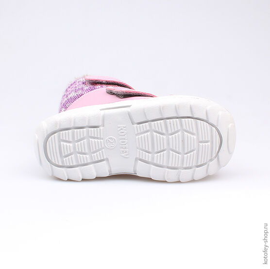 152156-51 Сапожки для девочки сир-сер фото №3