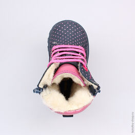 152158-41 Сапожки для девочки син-фук фото №4