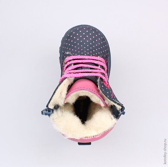 152158-41 Сапожки для девочки син-фук фото №4