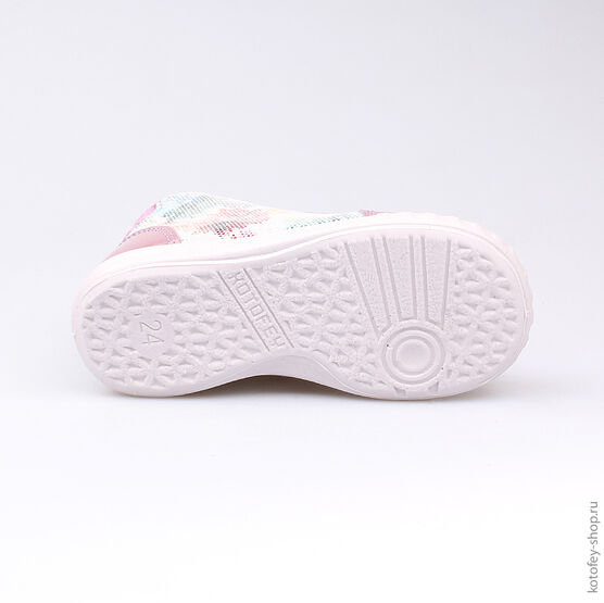 152160-21 Ботинки для девочки цве-сир фото №3