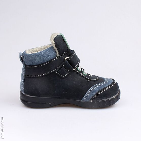 152162-31 Ботинки для мальчики син-зел фото №2