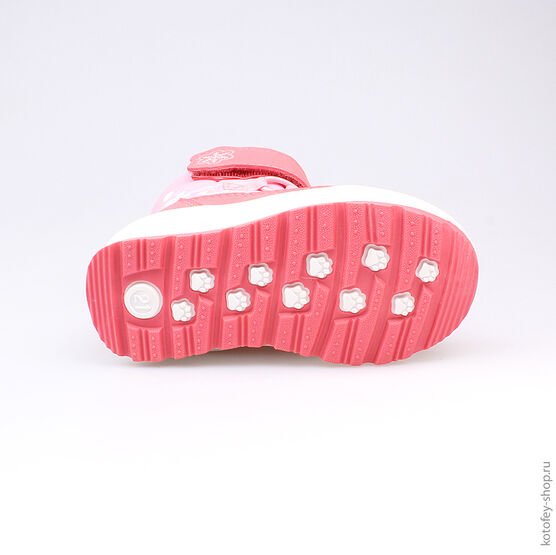 154906-41 Мембранные ботинки для девочки розовый фото №3