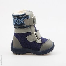 157001-41 Валенки для мальчики светло-синий фото №2