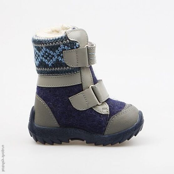 157001-41 Валенки для мальчики светло-синий фото №2