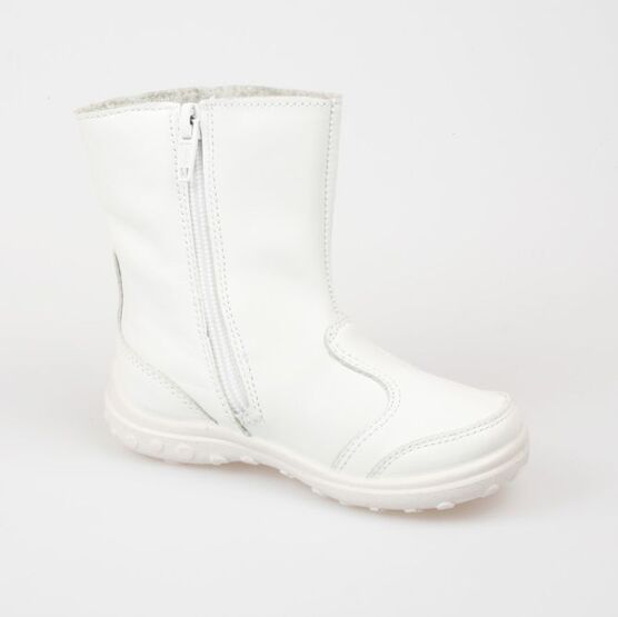 162023-32 Сапожки для девочки белый фото №2