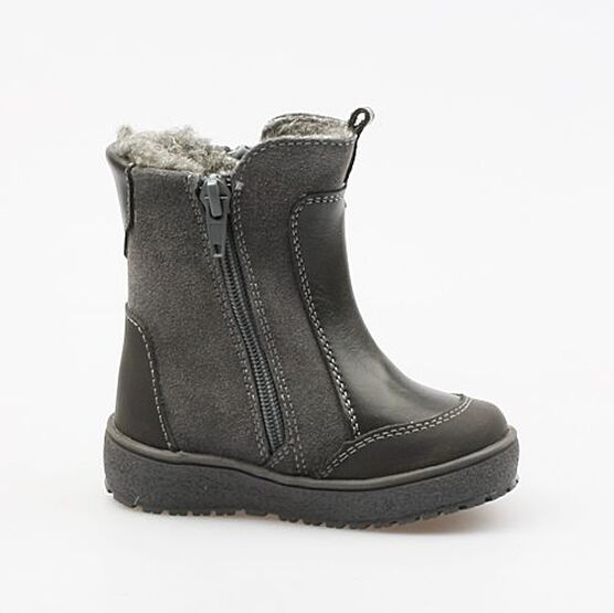 162037-42 Сапожки для мальчики серый фото №2