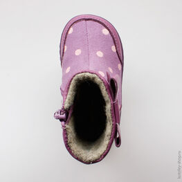 162042-32 Сапожки для девочки сиреневый фото №4