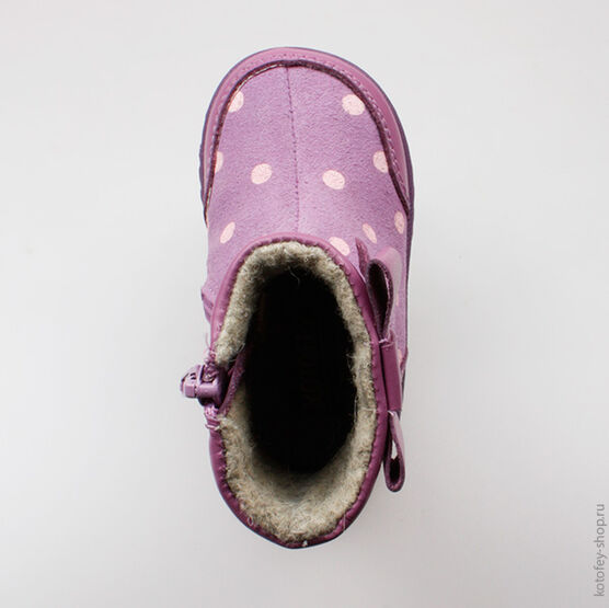 162042-32 Сапожки для девочки сиреневый фото №4