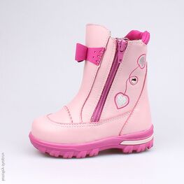 162048-51 Сапожки для девочки розовый