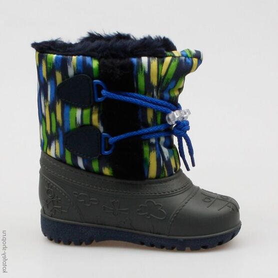 164031-41 Сноубутсы для мальчики син-сер фото №2