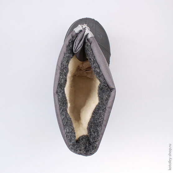 164041-41 Сноубутсы для мальчики серый фото №4