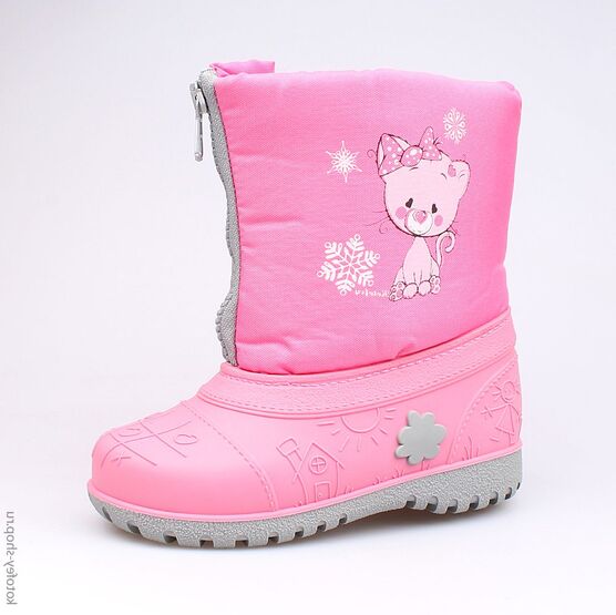 164043-41 Сноубутсы для девочки фуксия