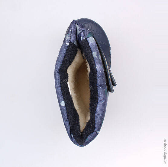 164049-41 Сноубутсы для мальчики светло-синий фото №4