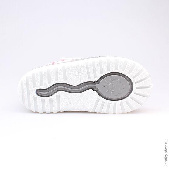 164050-41 Сноубутсы для девочки сер-бел фото №3