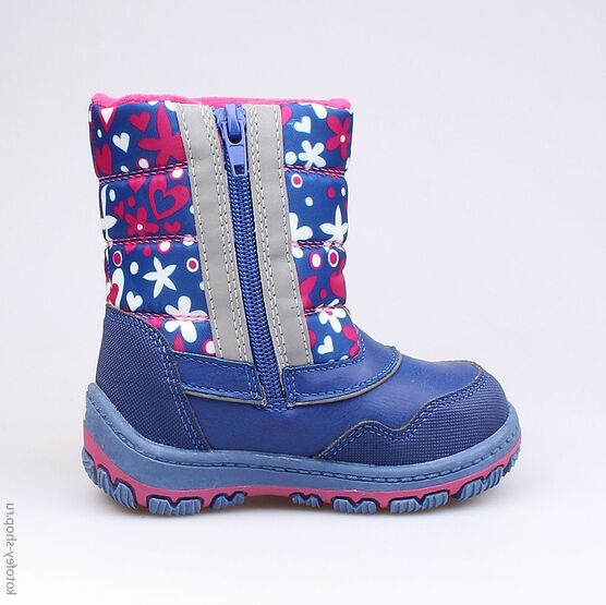 164901-41 Мембранные сапожки для девочки светло-синий фото №2