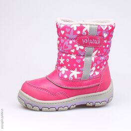 164901-42 Мембранные сапожки для девочки фук-сир