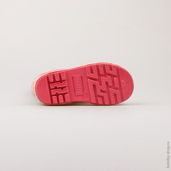 166028-12 Резиновые сапоги для девочки персиковый фото №3