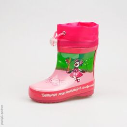 166047-11 Резиновые сапоги для девочки розовый